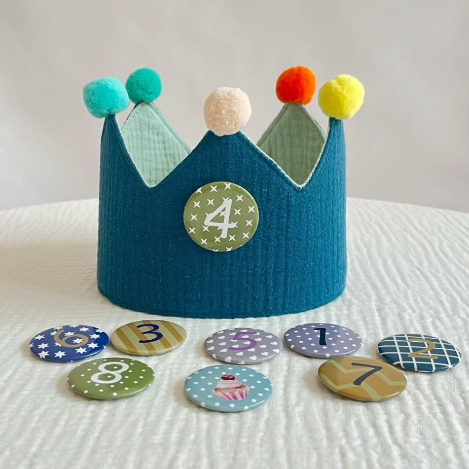 Korean Style Children's Birthday Hat Photo Props