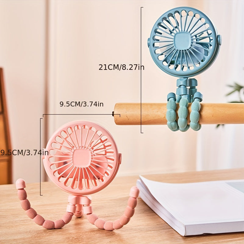 Portable USB Mini Fan Octopus Adjustable Fan