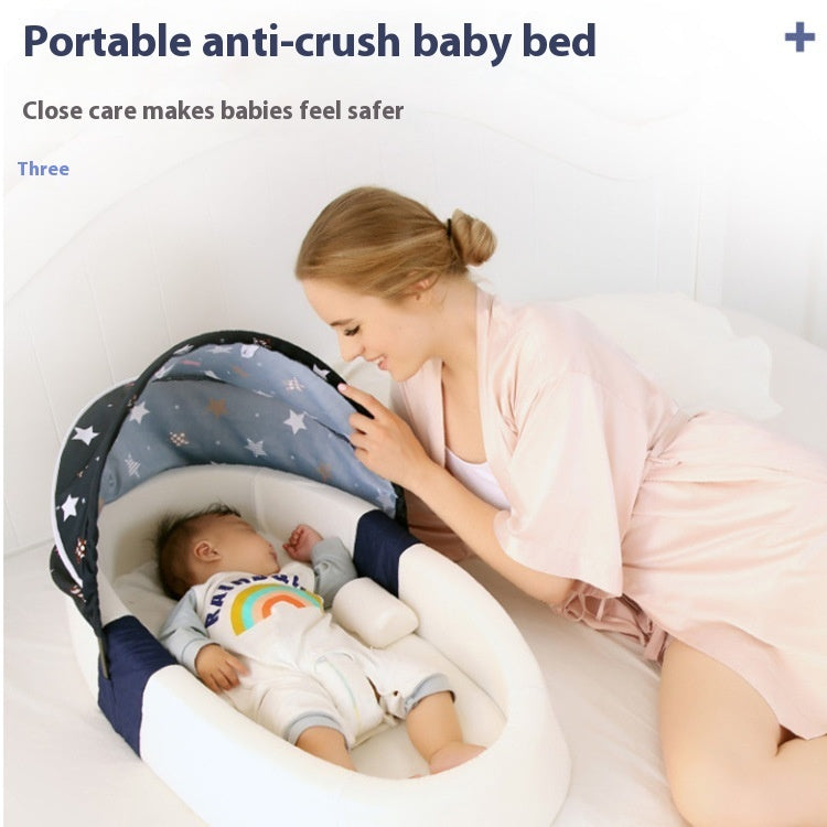 Baby Bed Foldable Portable Anti-pressure