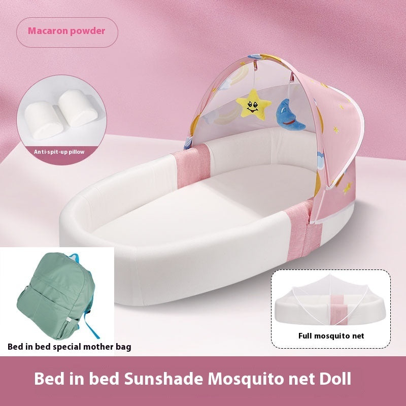 Baby Bed Foldable Portable Anti-pressure