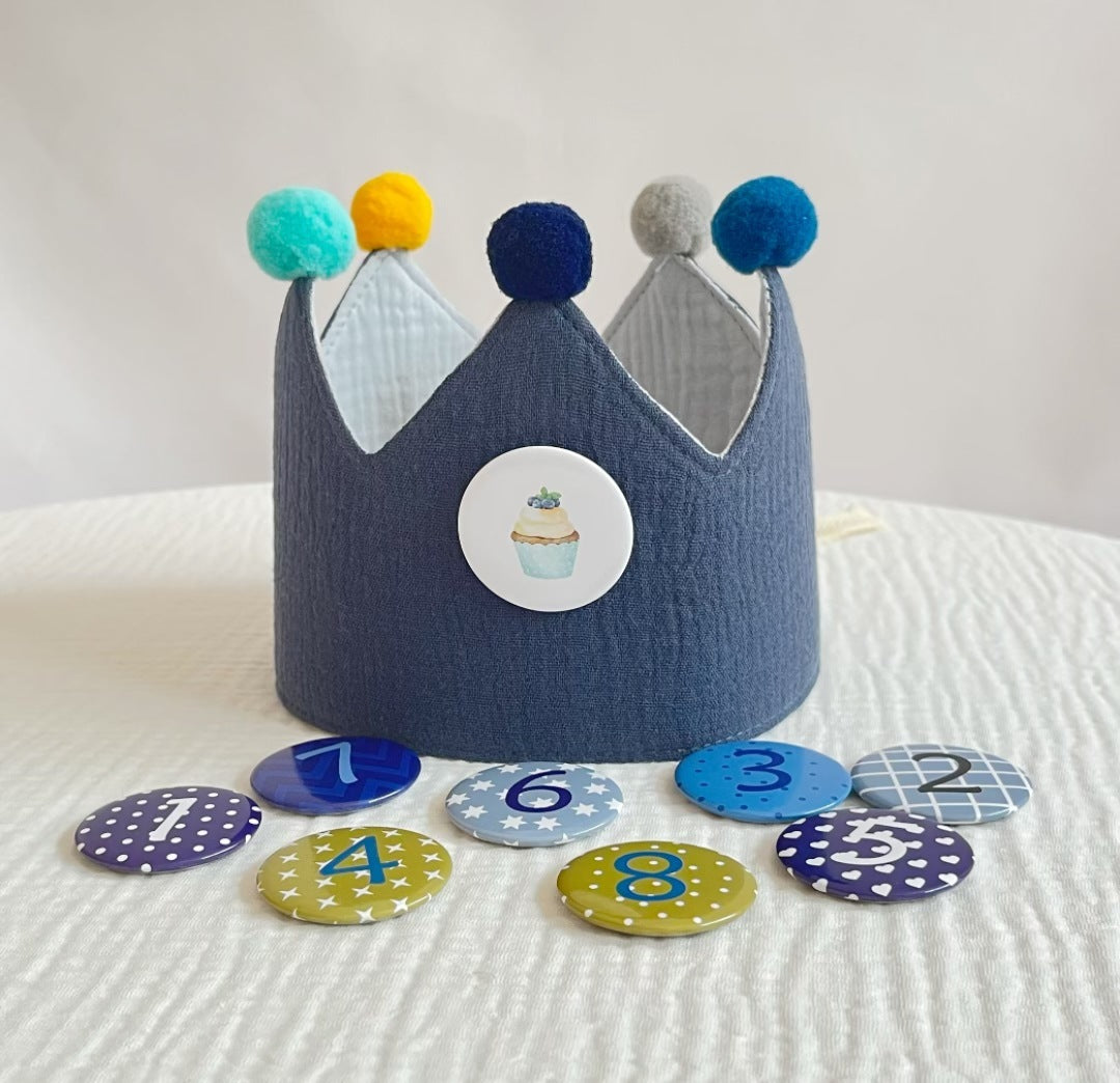 Korean Style Children's Birthday Hat Photo Props