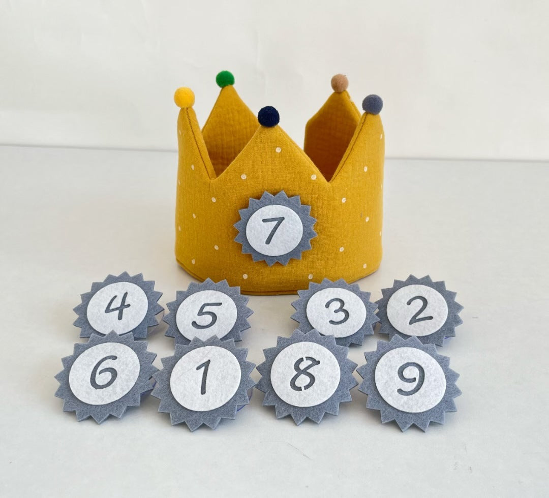 Korean Style Children's Birthday Hat Photo Props