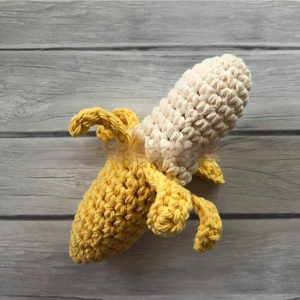 Newborn Monkey Banana Suit Knitted Handmade Sweater Photography Props