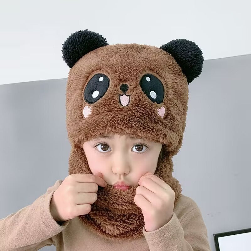 Boys' Autumn Winter Hat Scarf