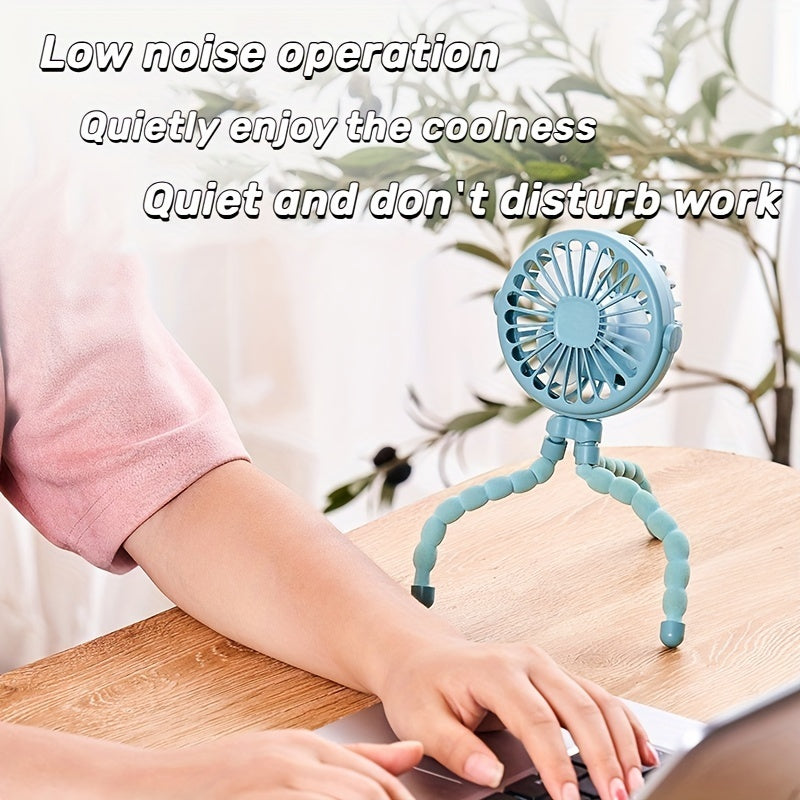 Portable USB Mini Fan Octopus Adjustable Fan