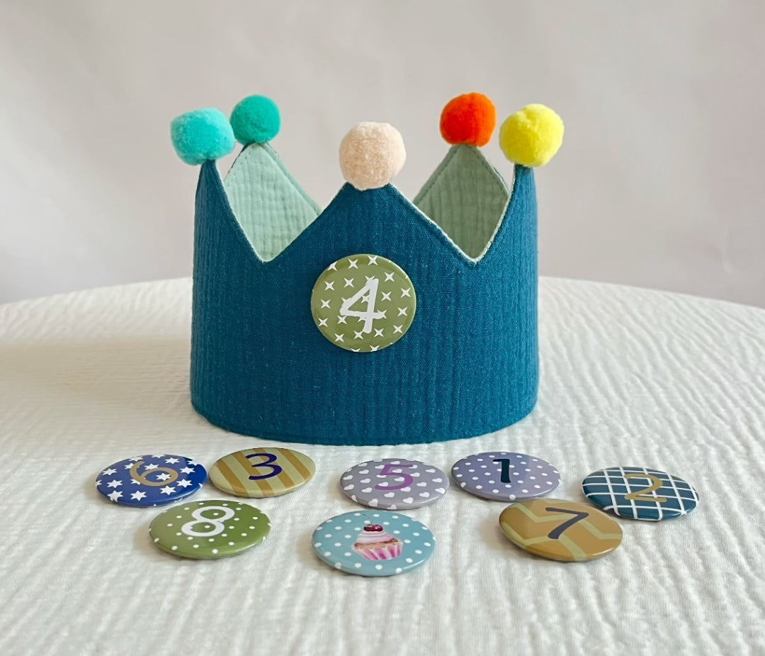 Korean Style Children's Birthday Hat Photo Props