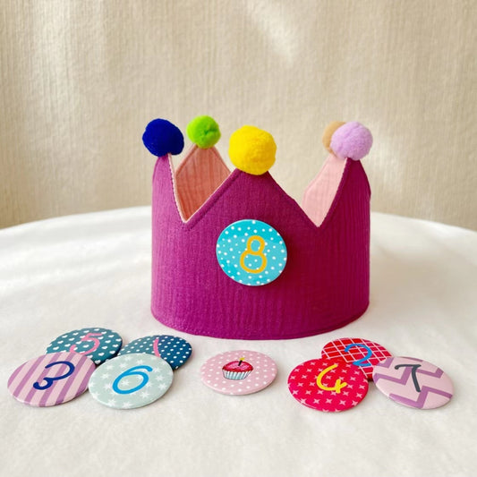 Korean Style Children's Birthday Hat Photo Props