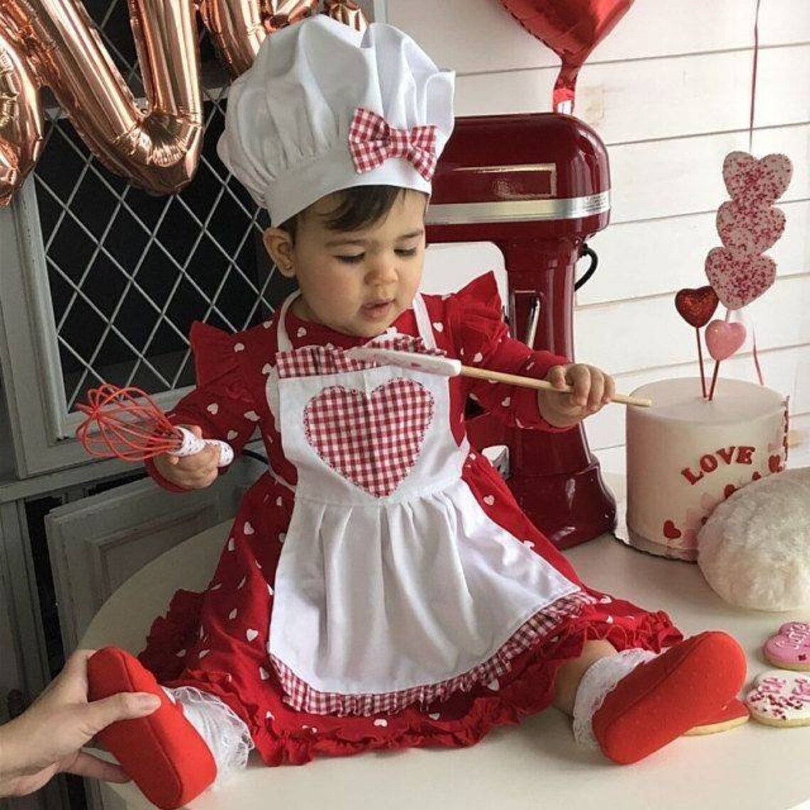 Baby Photography Chef Clothing